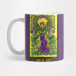 King Of Cups. Magic Gate Tarot Card Design. Mug